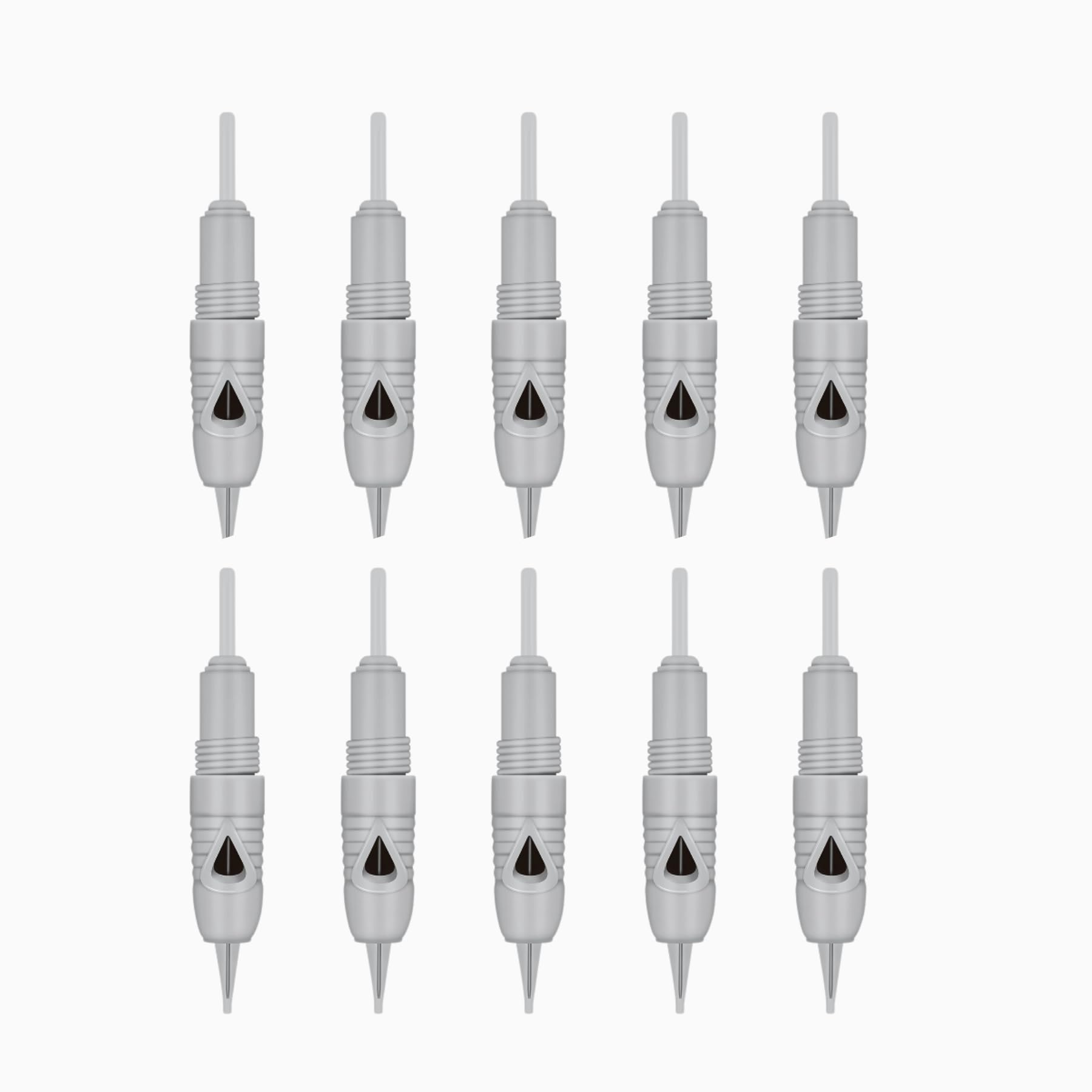 PMU 3P Needle Cartridges for Charment Pen & Charmer Princess | Professional Three Point Permanent Makeup Needles | Sterile Disposable Needles | Pack of 10-image-29