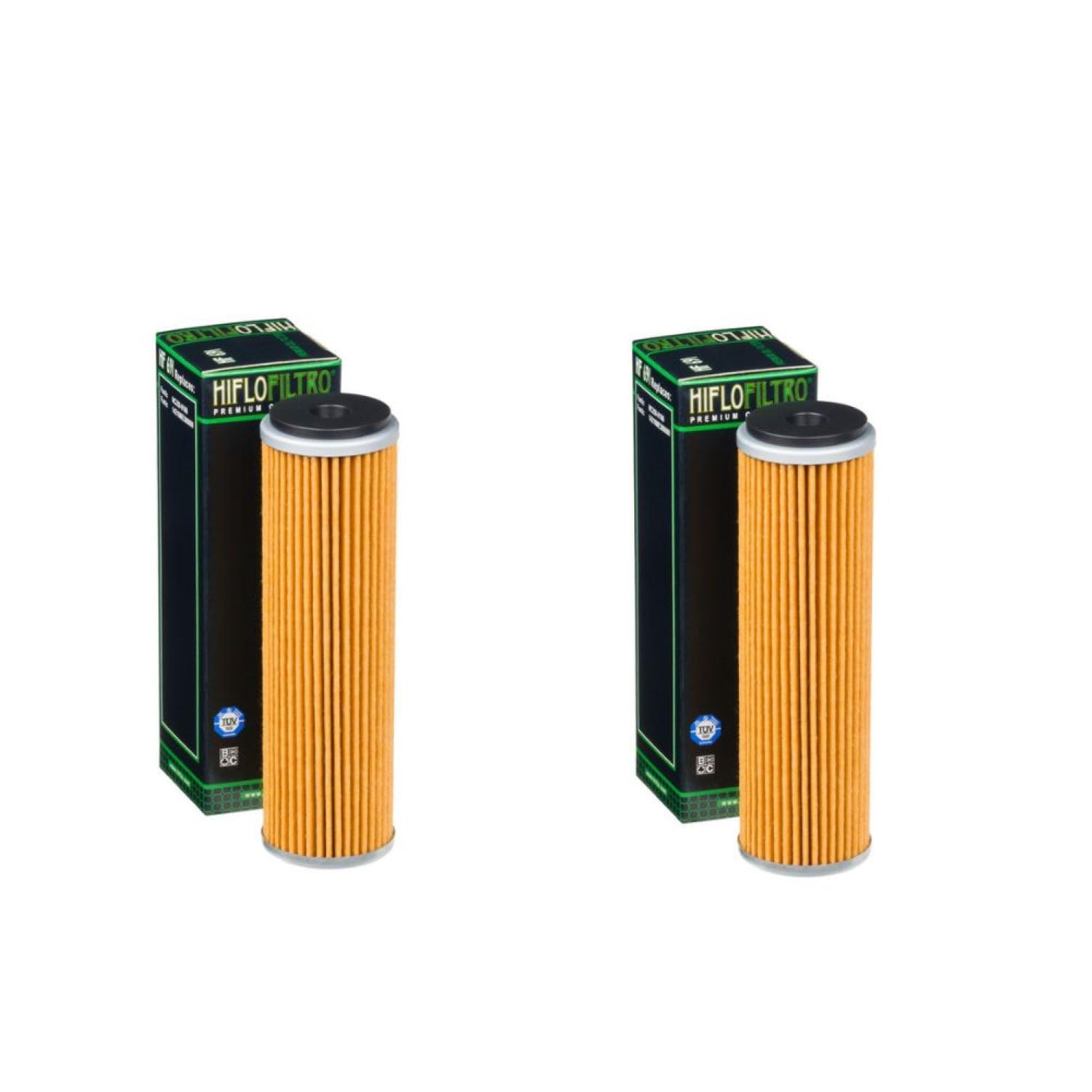 Set di due filtri olio compatibili con MONDIAL 300 HPS ie Hipter CBS 2020 2021