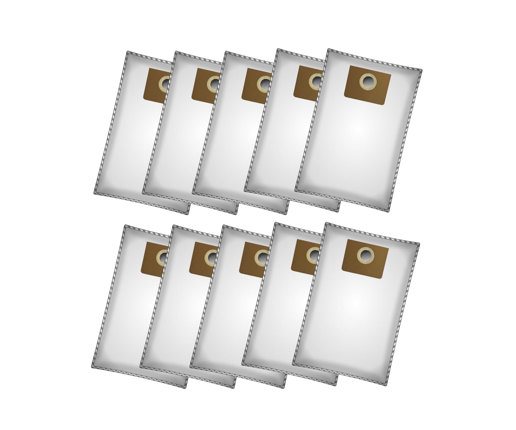 10 Vlies-Staubsaugerbeutel für Kärcher NT 40/1 Ref. 6.907-480.0 | Für Kärcher NT 40/1, Vliesmaterial, für Staubsauger, Referenz-Nr. 6.907-480.0