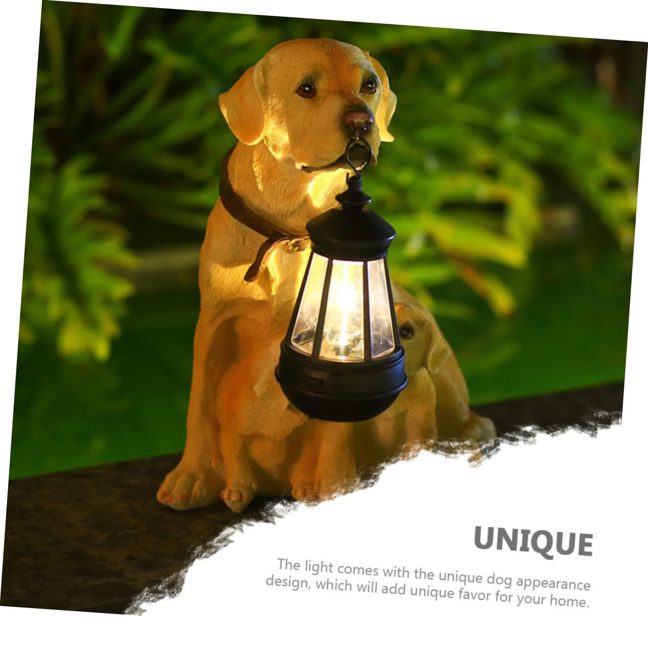 HEMOTON Forma Cane con Illuminazione Decorazione per Esterni Adatta per Cortili e Decorative per Atmosfera e Accogliente