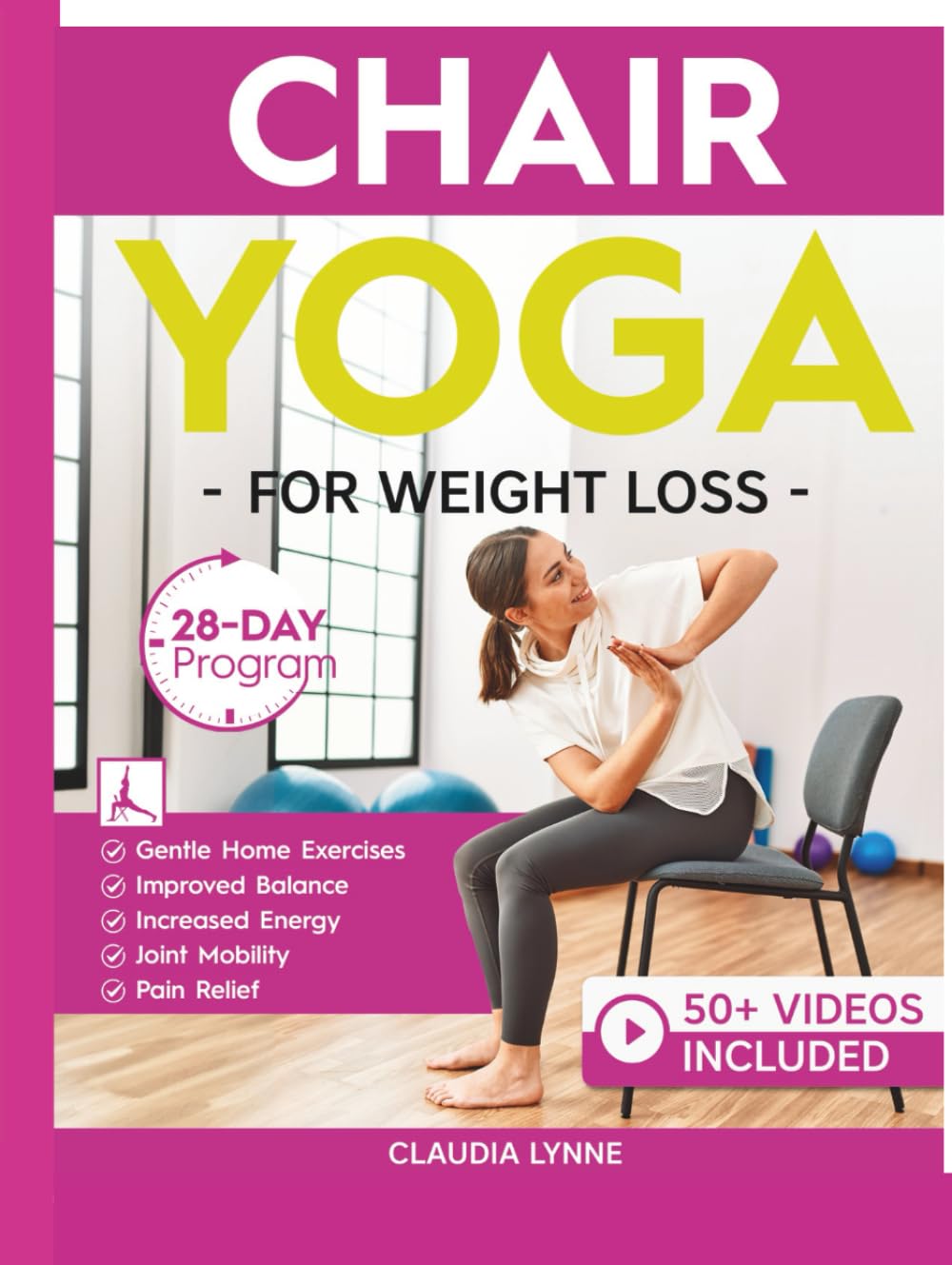 Yoga sur chaise anti douleur et exercices maison sans impact