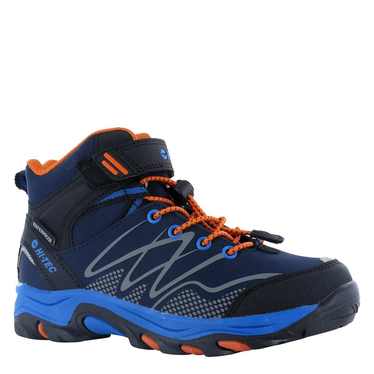 Hi-Tec Blackout Mid WP Jr Zapatillas para Caminar Niños