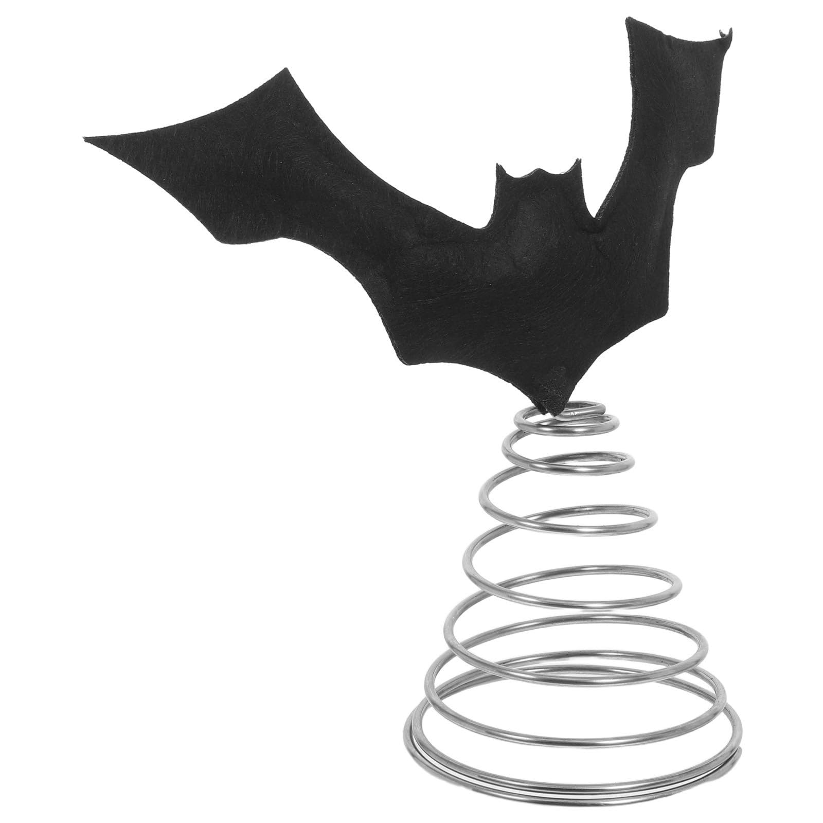 Copa del árbol de Halloween de murciélago negro en tejido y hierro para fiestas