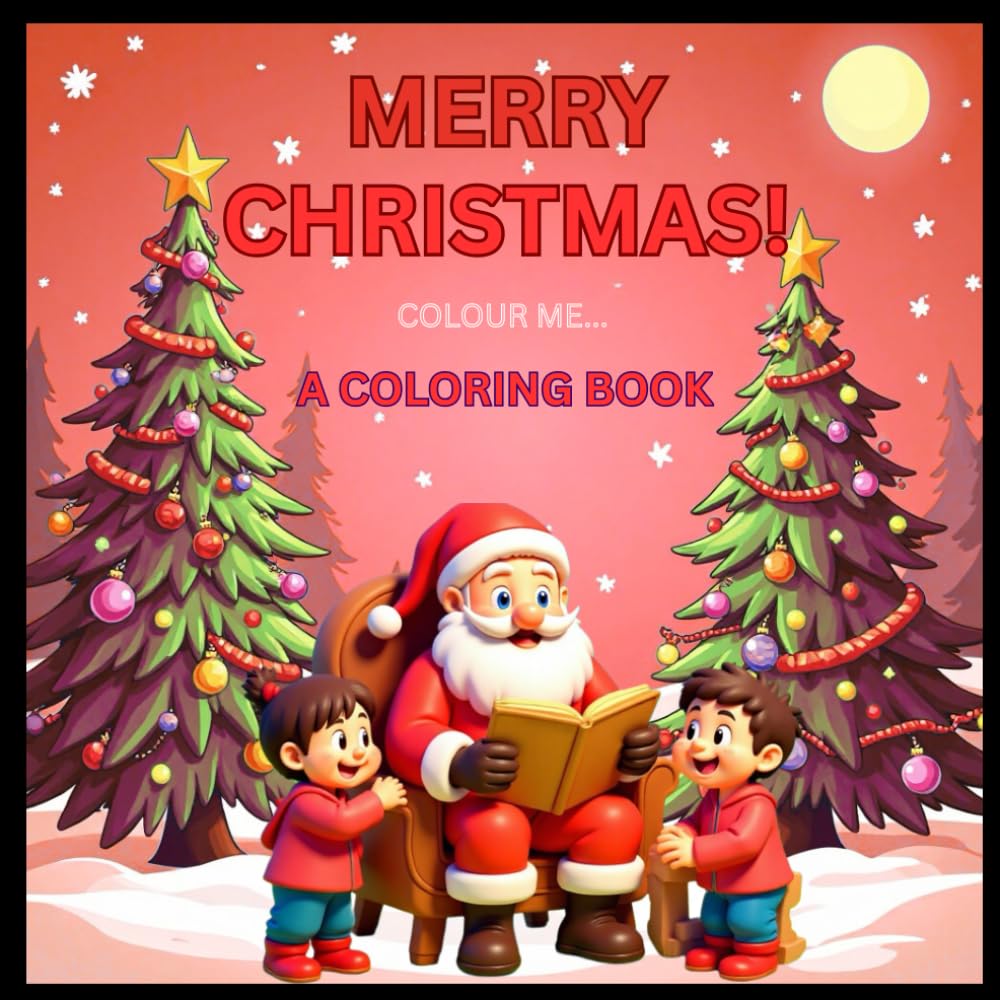 MERRY CHRISTMAS: A Coloring Book