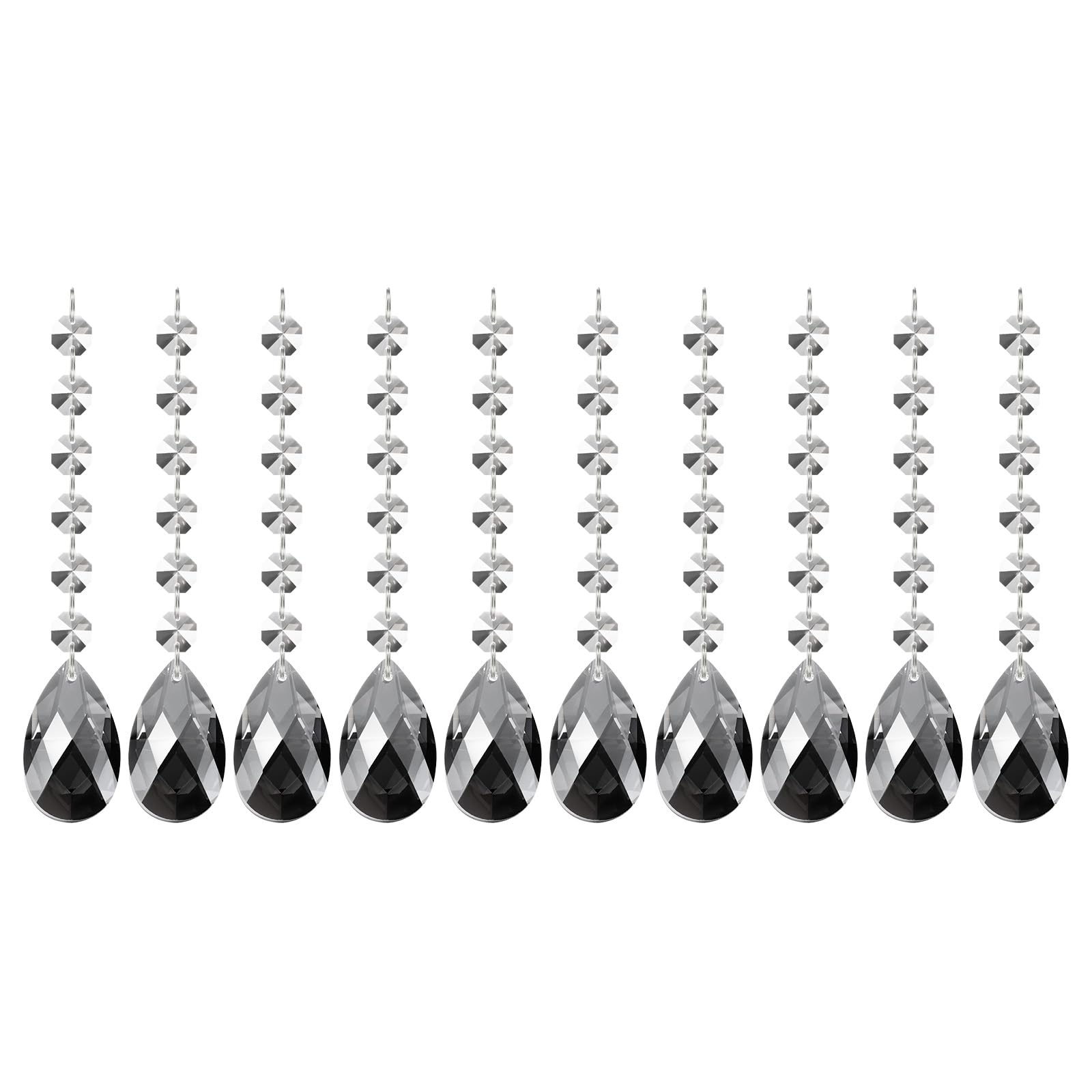 PATIKIL Teardrop Crystal Chandelier Pendants Beads