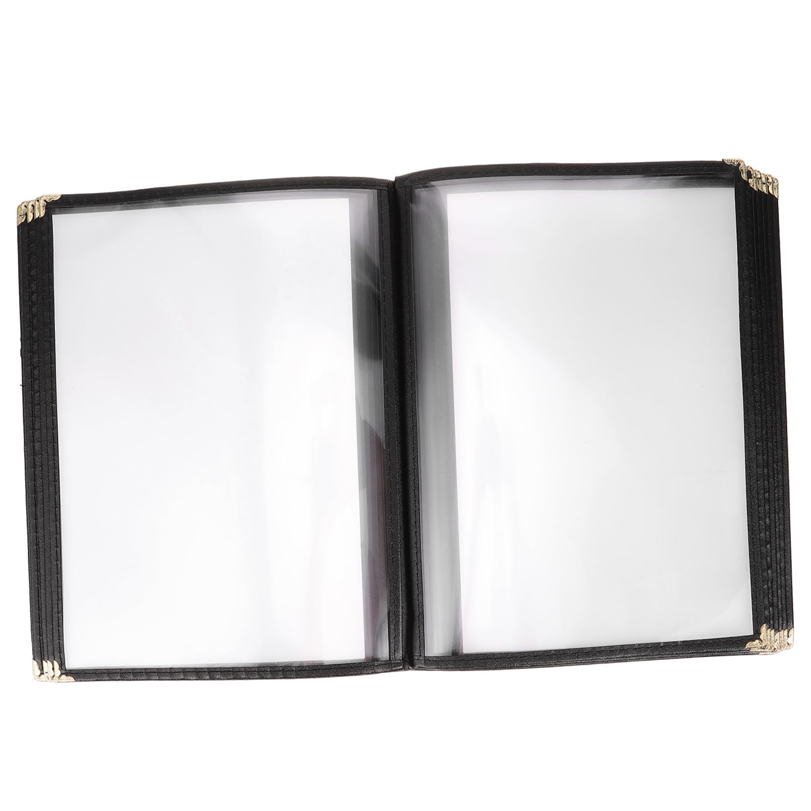 HOMOCONO Restaurant Menu Covers Multifunctional Menu Holder Practical Menu Holding Book PVC DIY Clear Cover