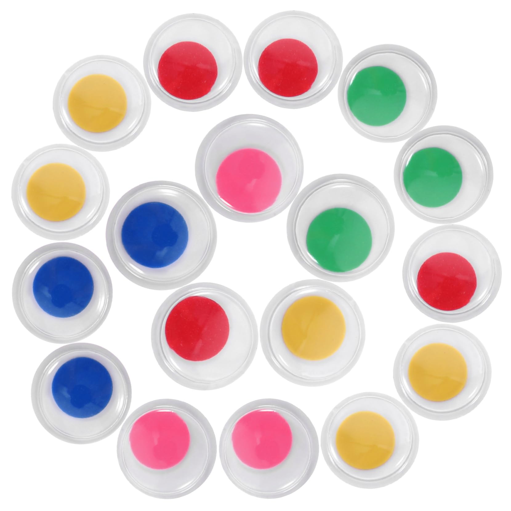 Beatifufu Supplies 100pcs Self-Adhesive Eyes Mini Moving Eyes Patches Perfect for Craft Projects