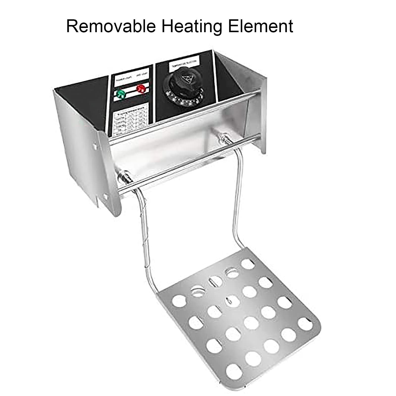 Freidora Eléctrica Industrial con Cesta para Uso Industrial y de Cocina, 10L/20L