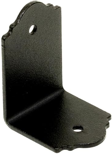 Miniatura 2 de Simpson Strong Tie Simpson Outdoor Accents APA21-90 2X ZMAX Acero Galvanizado Negro Polvo-Capa Ángulo (90 cajas)