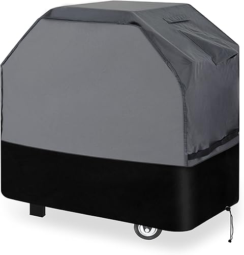 Cubierta de parrilla resistente de 49 pulgadas, 600D Oxford resistente al agua, resistente a los rayos UV y a la decoloración, para parrilla Weber