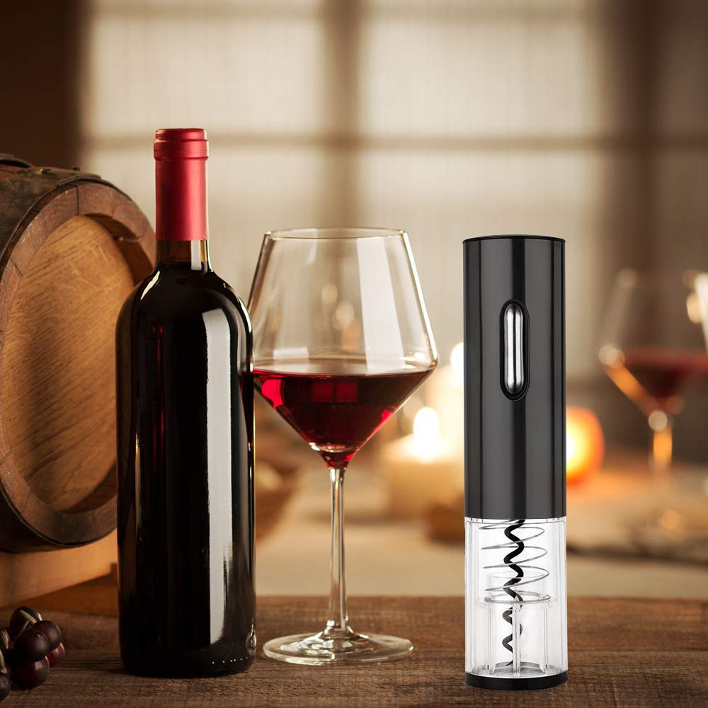 DASIAUTOEM Tire Bouchon Électrique, Ouvre Bouteille Électrique Rechargeable,Ouvre-bouchon Automatique de Vin Tire Bouchon avec Coupe-Capsule pour Vin Champagne, Cadeau Homme et pour Amateurs de Vin