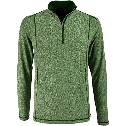 Antigua Men's Tempo Pullover, Dark Pine Heather, X-Large