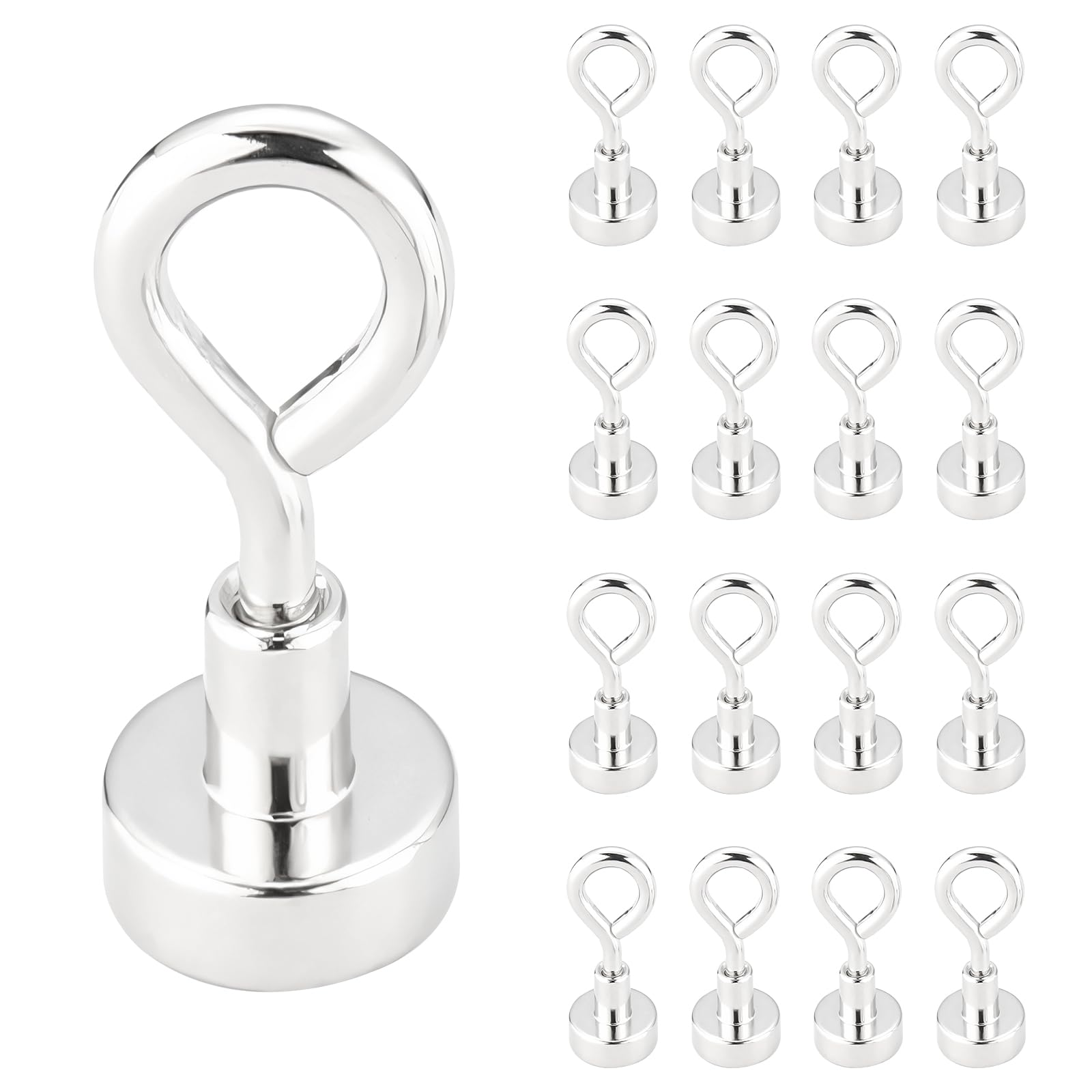 Helium Balloon Weights, Balloon String and Weights with Magnetism, Reusable Balloons Weights and Ribbon, Balloons Pendants Perfect for Birthday Party Wedding (16Pcs)