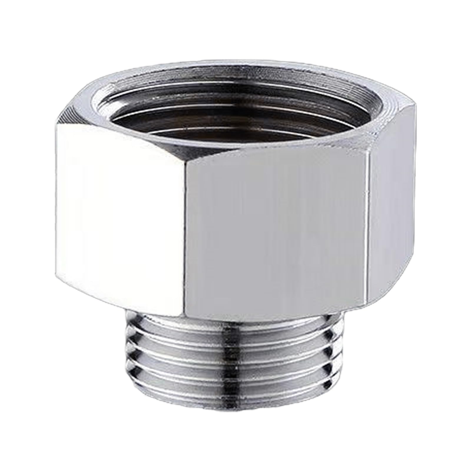 Precisions Threaded 304 Metal Pipe Connector Precisions Threaded Adapter Simple to Use for Stable Leak Frees Water Flows Leak Proof Pipe Joint