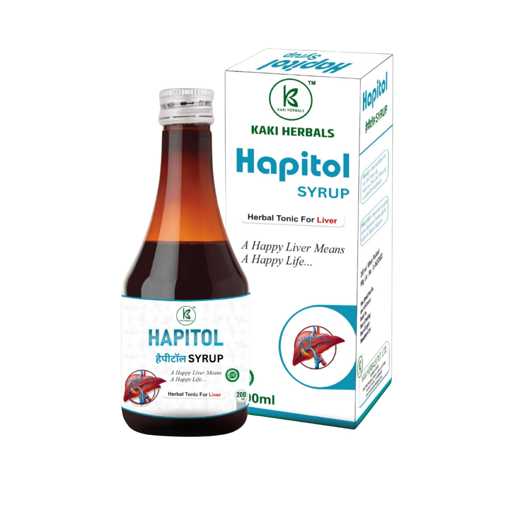 - Hapitol Syrup Liver Cleanser & Detox Formula | Herbal Digestive Support | Natural Metabolism Booster | Herbal Wellness Tonic (200ML)
