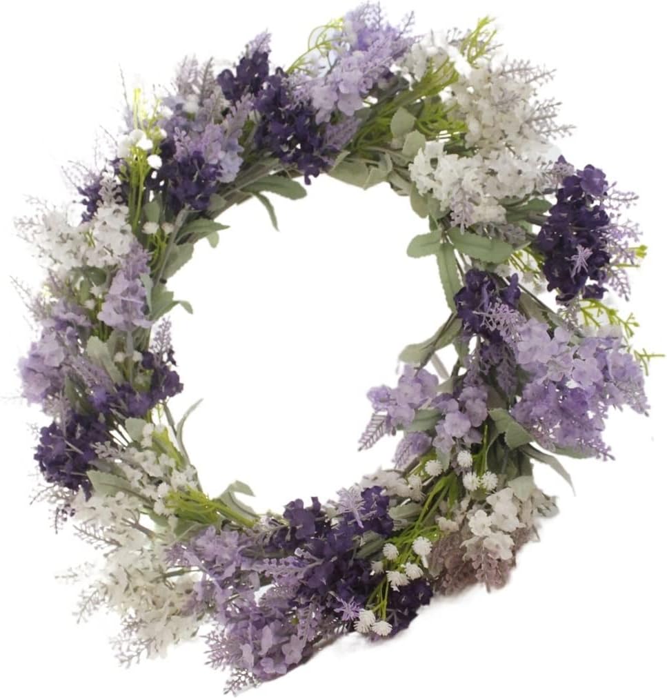 Simulated Lavender Wreath Living Room Dining Room Entrance Bedroom Door Decoration