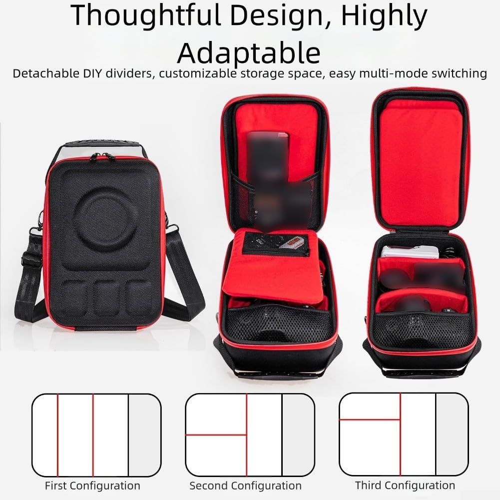Sac pour appareil photo numérique pour EOS Mirrorless e, étui compact en EVA imperméable avec bandoulière, protection complète pour voyages et randonnées, noir (vert)