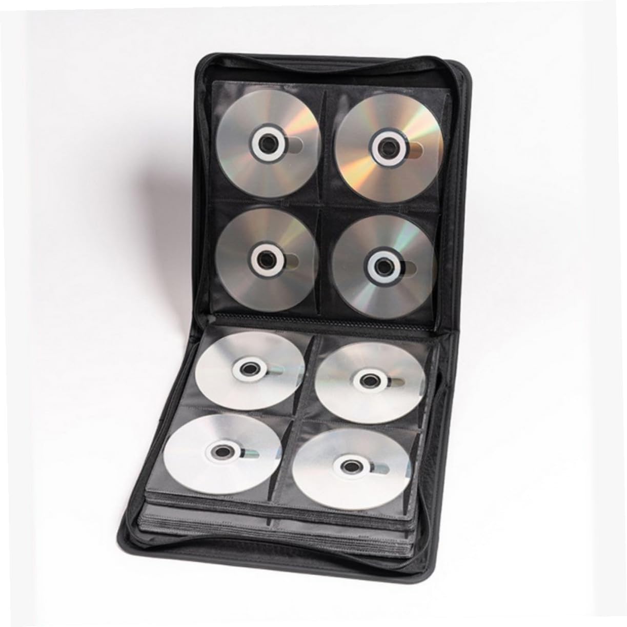 Gatuida Porta CD in Plastica Cerniera e Custodia per Dvd Portatile Contenitore per CD ad Alta Capacità e Leggero