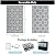 HUGEAR Outdoor Rug for Patios Clearance,Waterproof Mat,Large Outside Carpet,Reversible Plastic Straw Camping Rugs,Rv,Porch,Deck,Camper,Balcony,Backyard (5x8,Danica/Black&White)