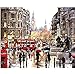 Produktbild Waofe  Rahmenlose London Street Diy Malen Nach Zahlen Landschaft Acryl Malen Nach Zahlen Moderne Wand Kunst Bild Home Decor