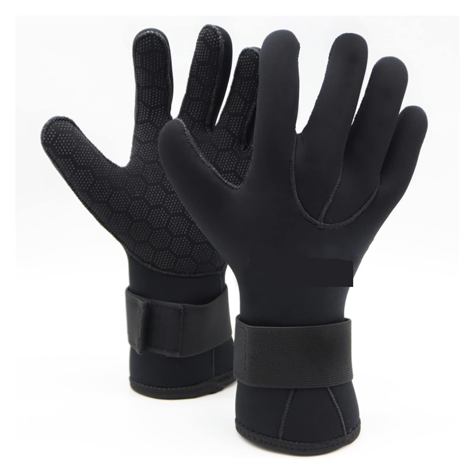Guanti invernali riscaldati in neoprene da 3 mm e 5 for uomo donna, for immersioni, mute, snorkeling, canoa, pesca subacquea(5mm,M)