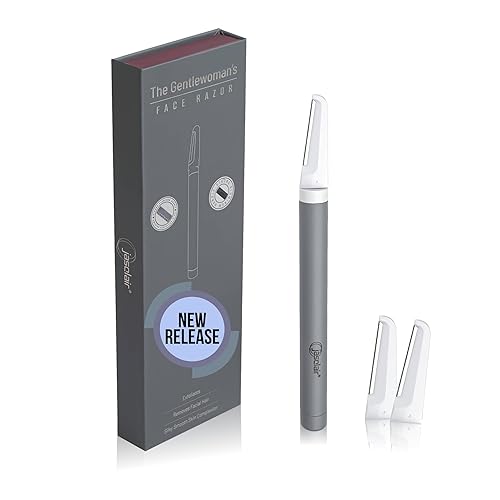 Herramienta de dermaplaning prémium  Maquinilla de afeitar facial multiusos para mujeres  Dermaplaner exfoliante para piel suave, removedor suave de