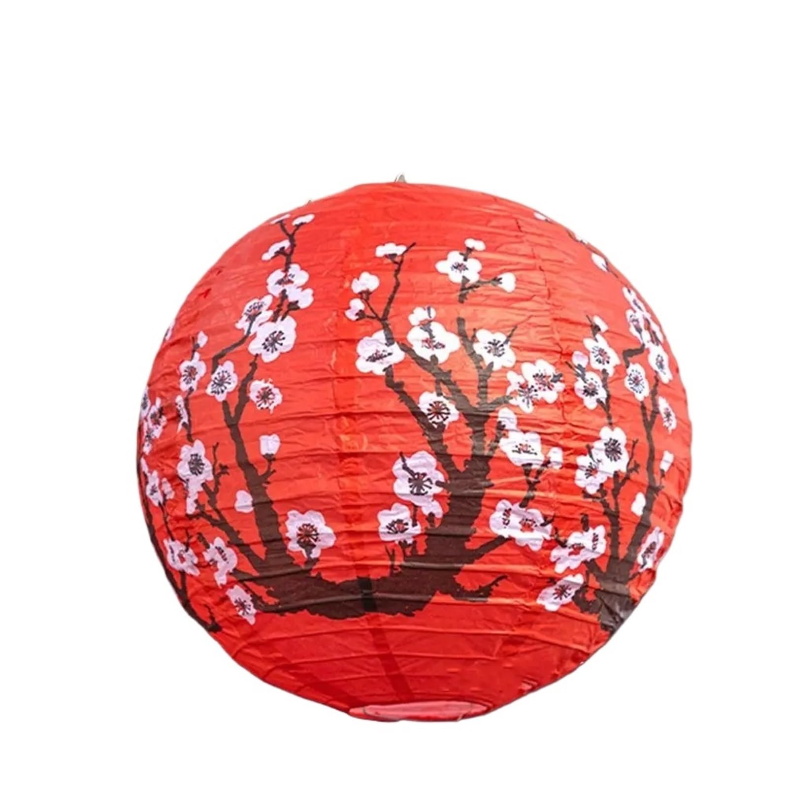 10Pcs Lantern Hanging Portable Festival Antique Good Luck Traditional Round Paper for Party(Color5)