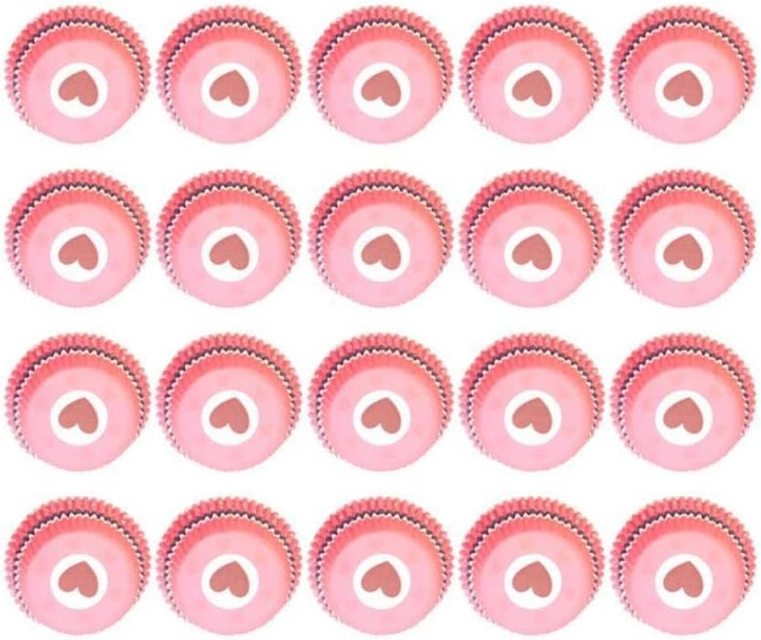 Cake molds 100pcs Muffin Cupcake Paper Cupcake Form Party Tray Cake Mold Cupcake Liner Baking Baking Pan/83 (Color : 6) (1)