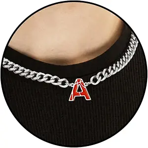 Basketball Necklaces for Boys Stainless Steel Initial Necklace with Letter A-Z 6.5mm Cuban Chain Adjustable Gifts for Men Boys 16+2 Inches
