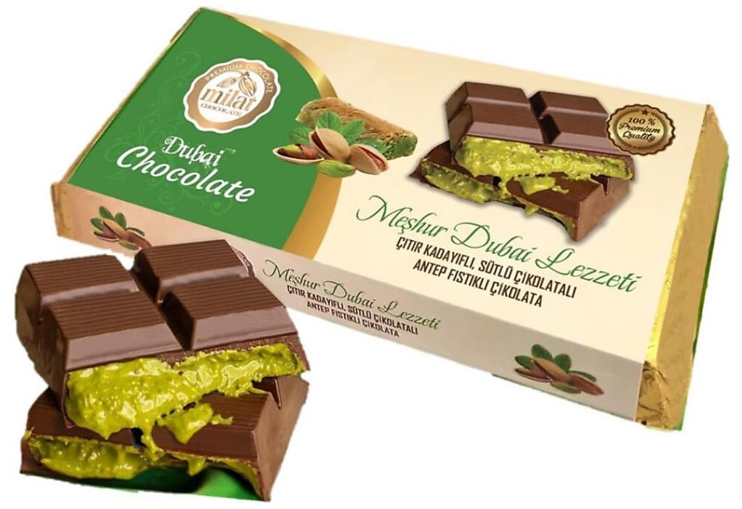 菓子 Fix Chocolate Dubai Chocolate Pistachio Dubai Chocolate Pistachio - Original Chocolate with