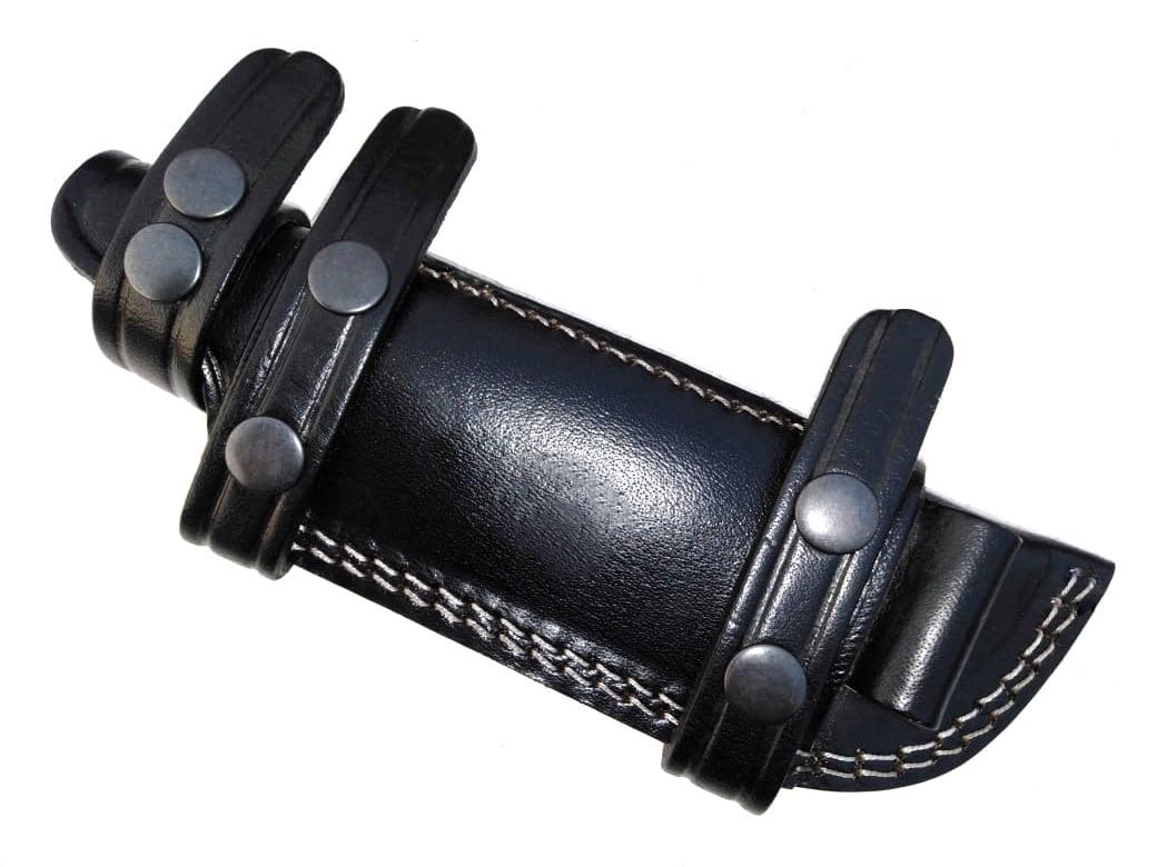 Ottoza TOP GRAIN Leather Knife Sheaths for Fixed Blade Knives, LEFT HAND Leather Knife Sheath for Belt, Leather Knife Holster Belt Knife Holder,