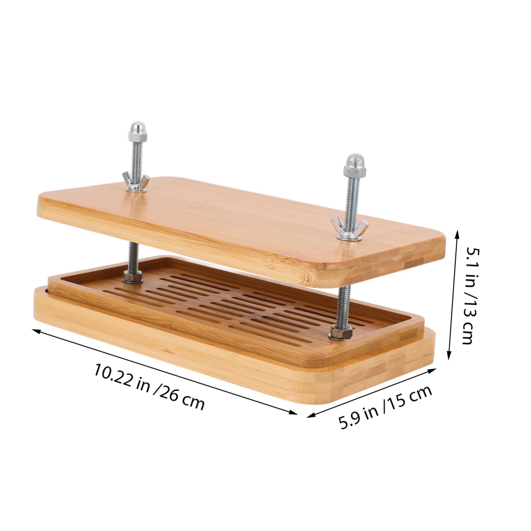 Garneck Tofu Press Mold Adjustable Pressure Tool for Homemade Tofu Efficient Drip Tray Precise Filtration Kitchen Essential for Soybean Curd Texture