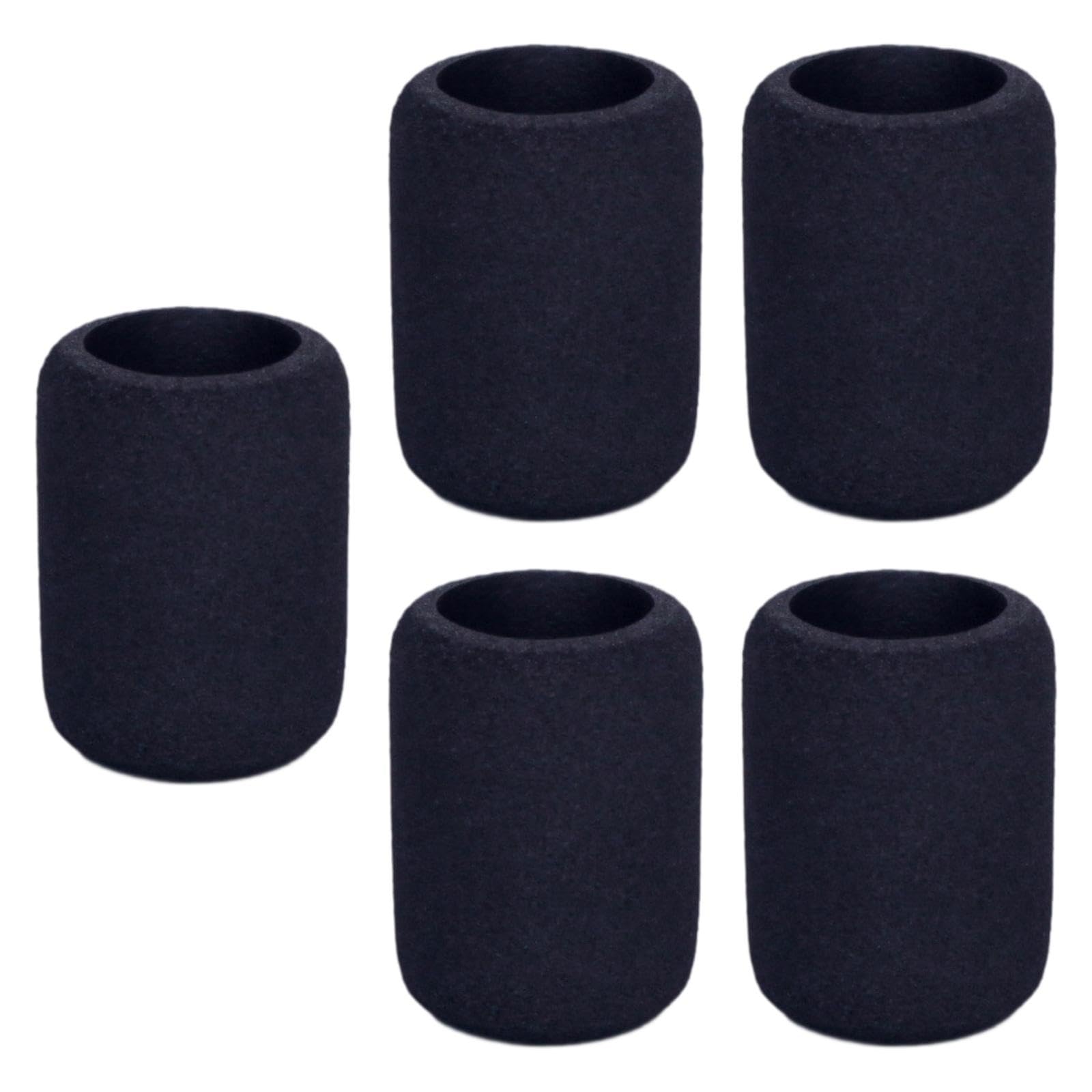 Generic 5Pcs Tattoo Grip Covers Sponge Covers Handle Protectors Non Slip Portable Foam Covers Grip Sleeves, M