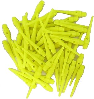 Viper 2BA Tufflex Tips III Soft Tip Dart Points (Neon Yellow, 500)