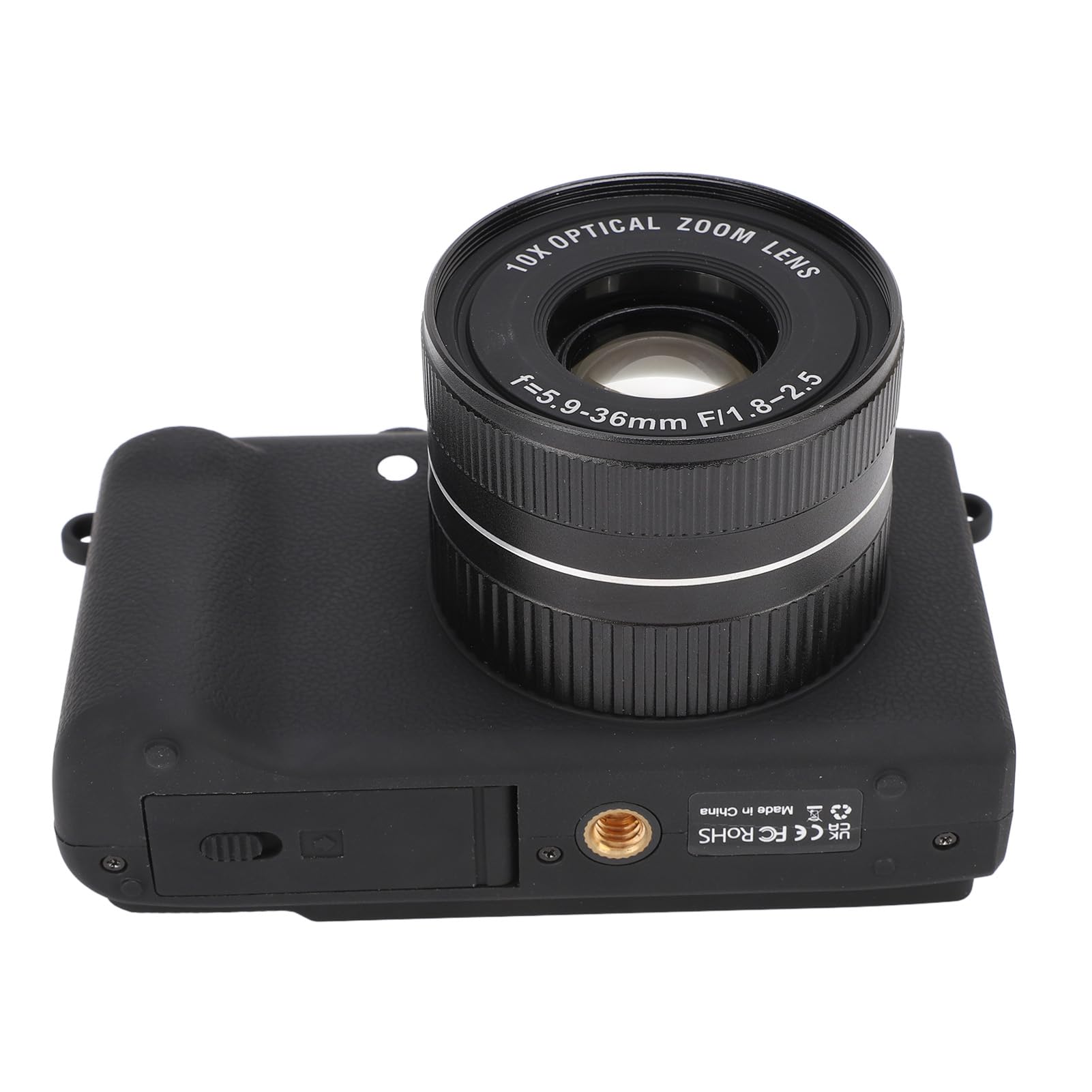 Amazon | 6X光学ズームデジタルカメラ、写真ビデオ用電子手ぶれ補正