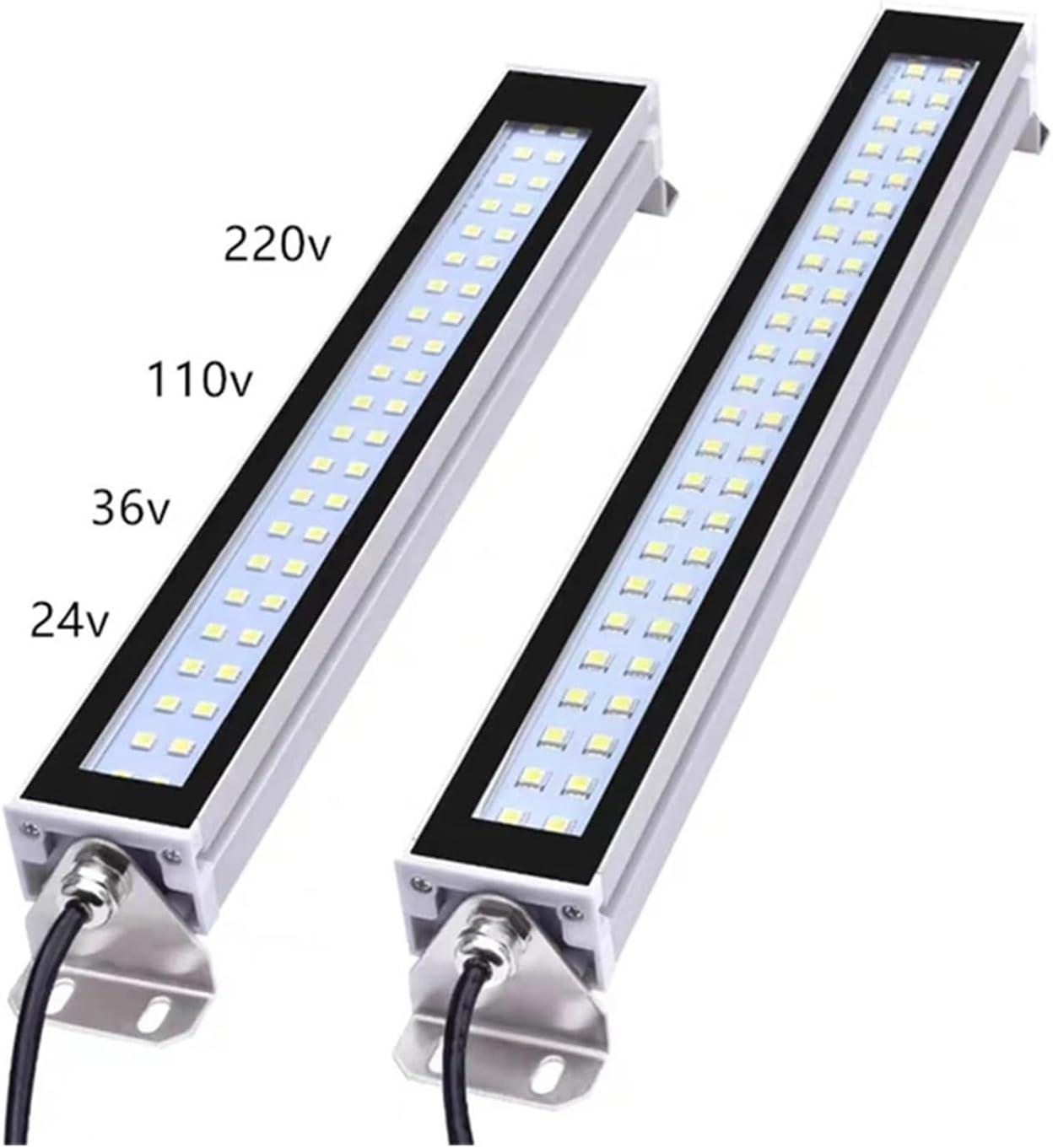 1pcs 10W/15W LED Working Lights Waterproof Machine Tool Lamp CNC Lathe Lamps 24V/220V(15W 530mm 220V)
