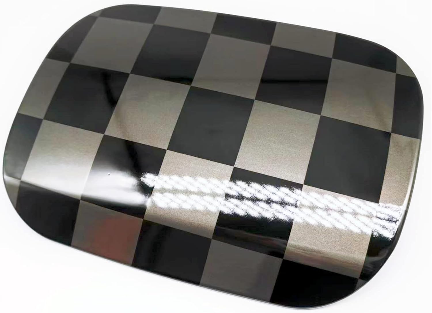 ABS Fuel Tank Gas Cap Cover Trim for Mini Cooper Hardtop Hatchback Covertible Countryman Clubman (Chequer-1,F60 Countryman)