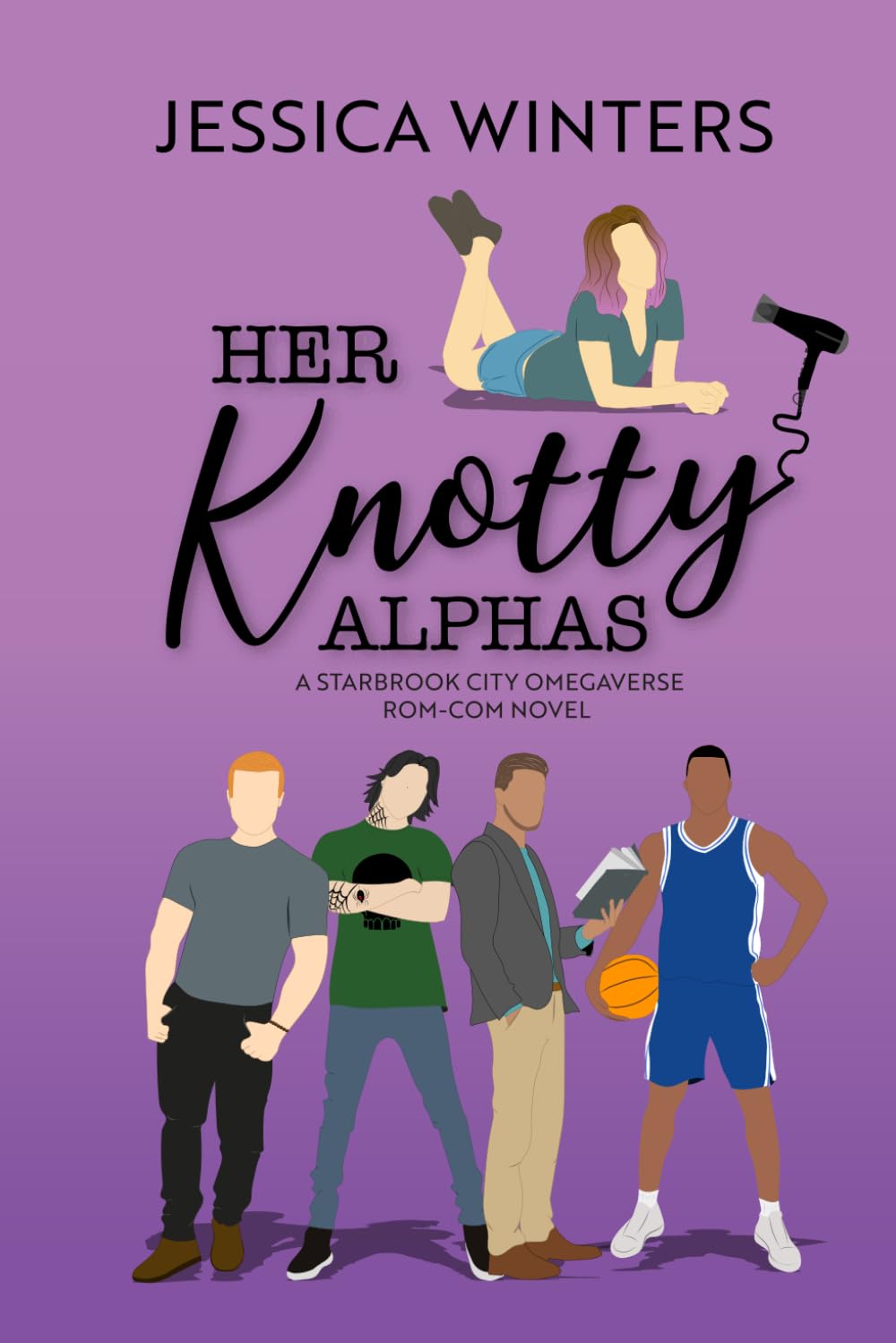 Her Knotty Alphas: A Starbrook City Omegaverse Rom-Com Novel