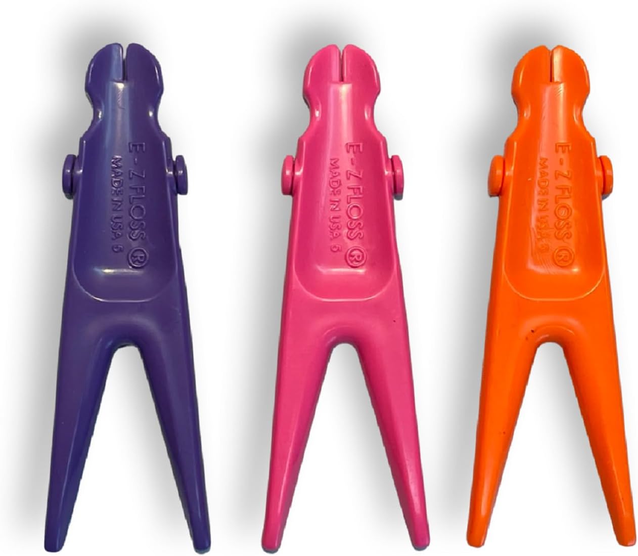 Dental Floss Holder (Purple, Orange, Pink)