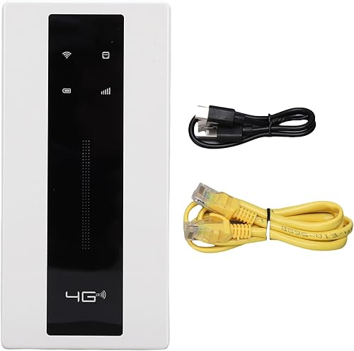 Miniatura 7 de VBESTLIFE Router WiFi móvil 4G LTE con ranura para tarjeta SIM, dispositivo de punto de acceso portátil de viaje de 150Mbps desbloqueado con puerto