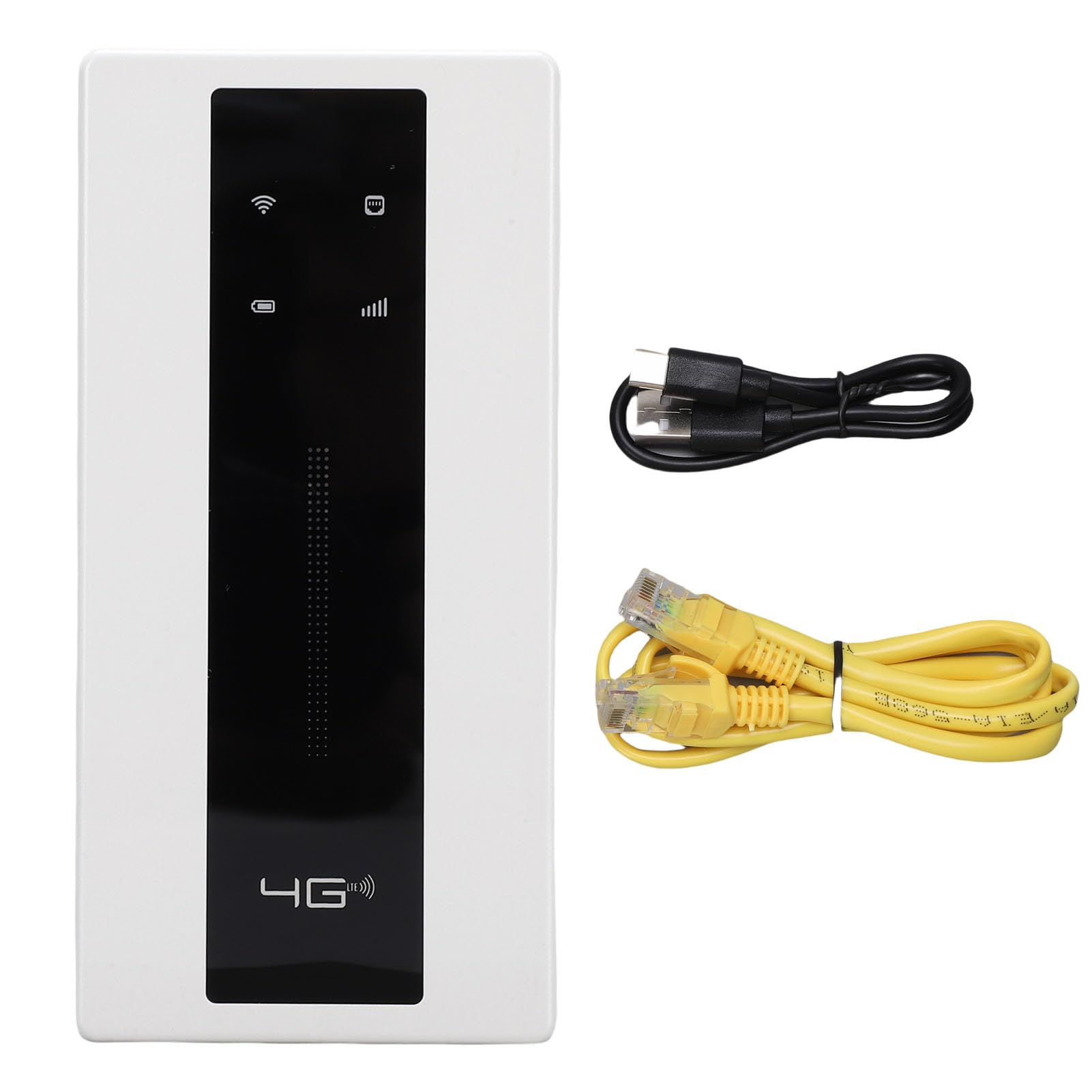 VBESTLIFE Enrutador WiFi Portátil 4G LTE para Viajes, Dispositivo de Punto de Acceso Móvil de 150 Mbps con Ranura de Tarjeta SIM, Puerto WAN RJ45 WAN, 10000mAh