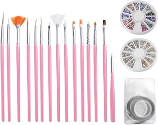 Conjunto de ferramentas de arte para unhas, plástico seguro e durável, ferramenta de manicure prática para unhas faça você mesmo, uso pessoal, uso profissional