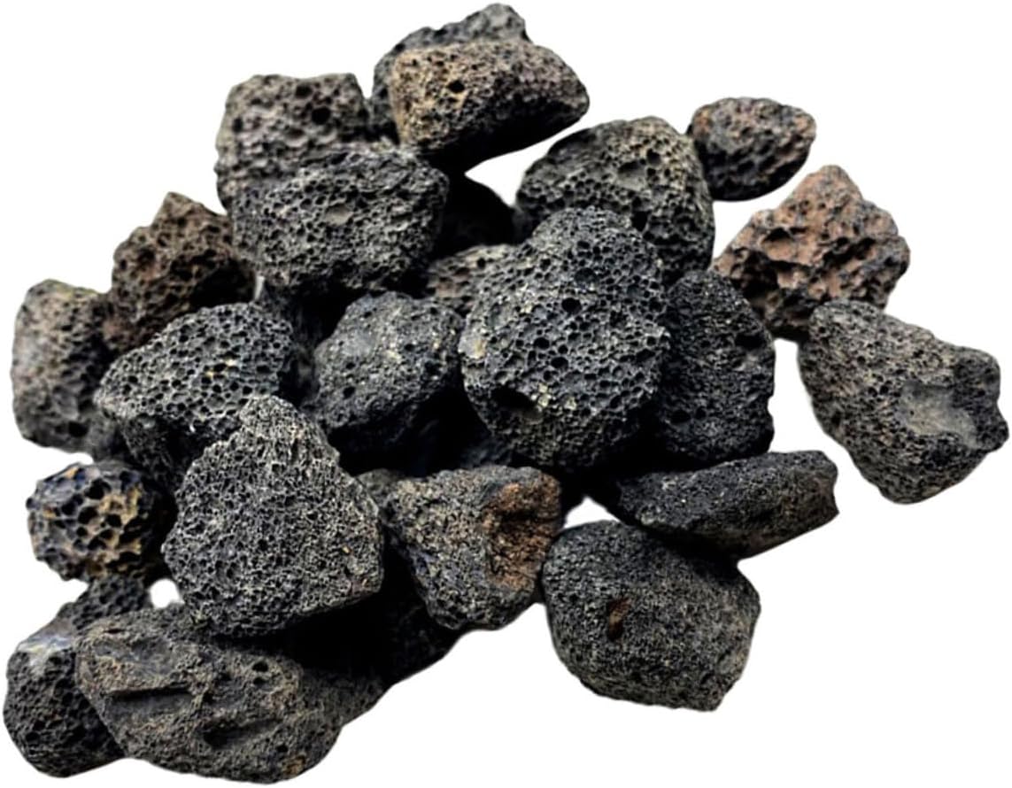 Zerodeko 1Bag Natural Volcanic Stones for Fish Tank Decoration and Aquarium Rocks Safe for Fresh Salt Water for Aquariums Vases and Planters
