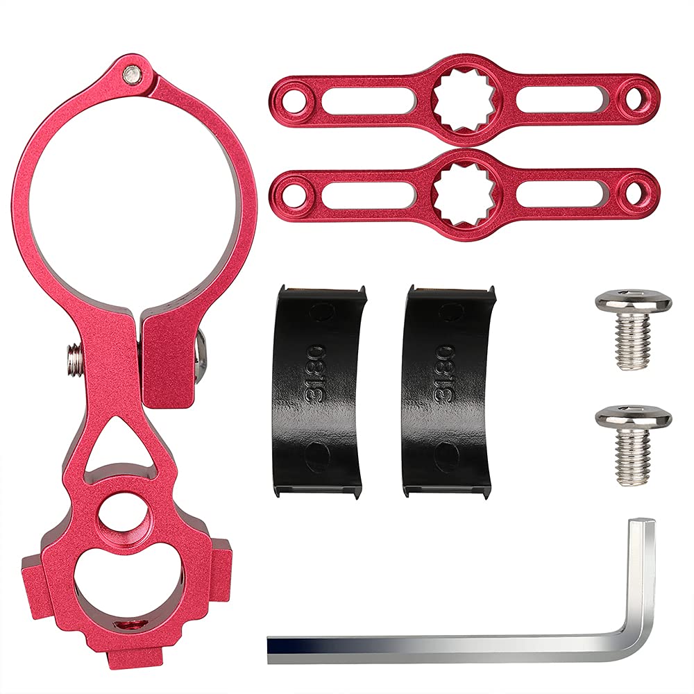TrustFire HE07 Bicycle Cycling Mount Mountain Road Bike Mount for 2 x Water Bottle Holder Handlebar Rack Aluminium Adapter Multifuctional - Image 2