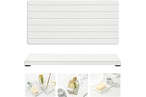 2PCS Quick Stone Drying Tray Mat for Bathroom & Kitchen Counter