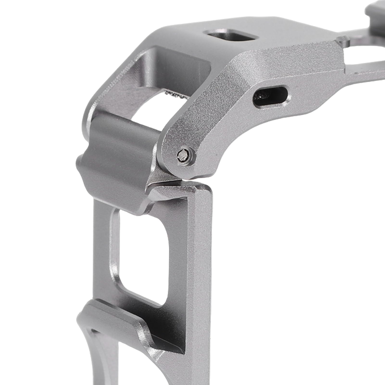 Fabater Cadre de Protection de Cage de Caméra, Boîtier de Caméra en Métal Durable avec Sabot Froid et Ports à Vis, pour Vloggers et Créateurs de Contenu (Grey)