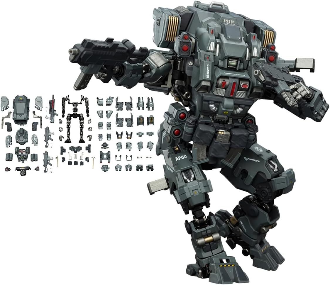 JOYTOY 1:25 Action Figure Dark Source - APOC Series Bedrock Mech 5PCS - Collectible Model Birthday Gift 15age+ （Requires Assembly）