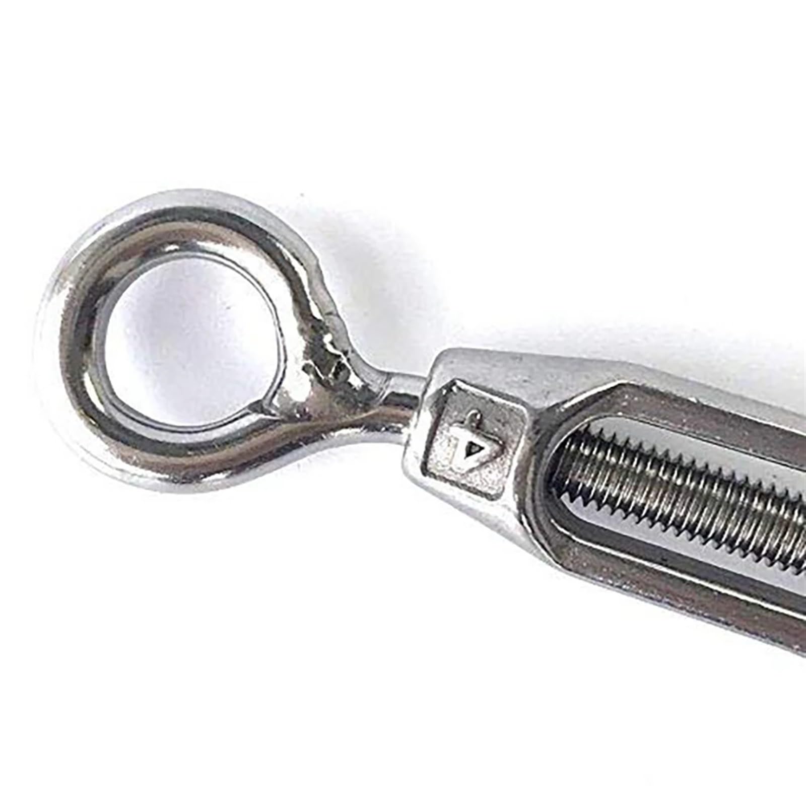 Tensor de alambre de acero inoxidable M4, 3 piezas, gancho y ojo(8pcs M4 0j)