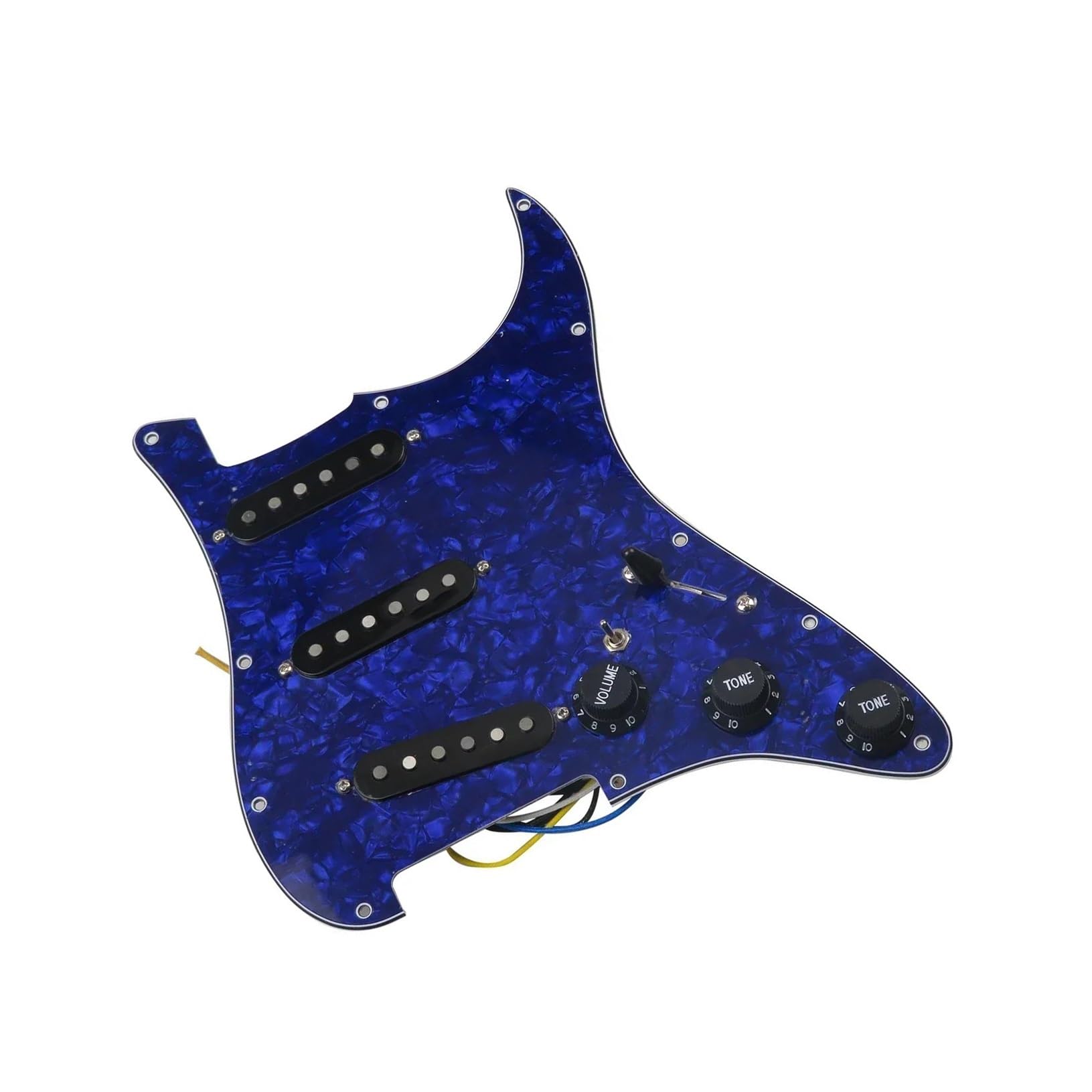 Profesjonalne Kolorowe Akcesoria Do Gitar I Basów Elektrycznych Pickguard Pickup Alnico5 SSS Pickguard Do Gitary Elektrycznej(3/4)