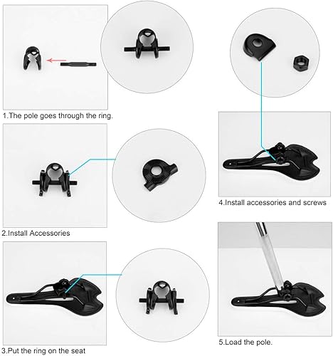 Miniatura 6 de Almohadilla de asiento de bicicleta de color, transpirable, cómoda, apta para bicicleta de carretera con engranaje fijo (blanco hueco)